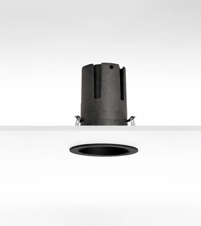 Múltiplo 6W aro recesado orientable con reflector negro
