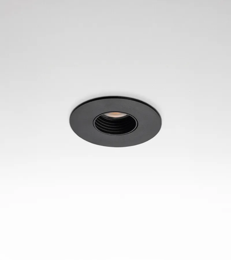 Múltiplo 6W aro enrasado orientable Negro