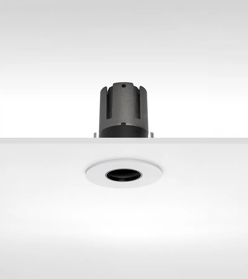Múltiplo 6W aro enrasado orientable Blanco