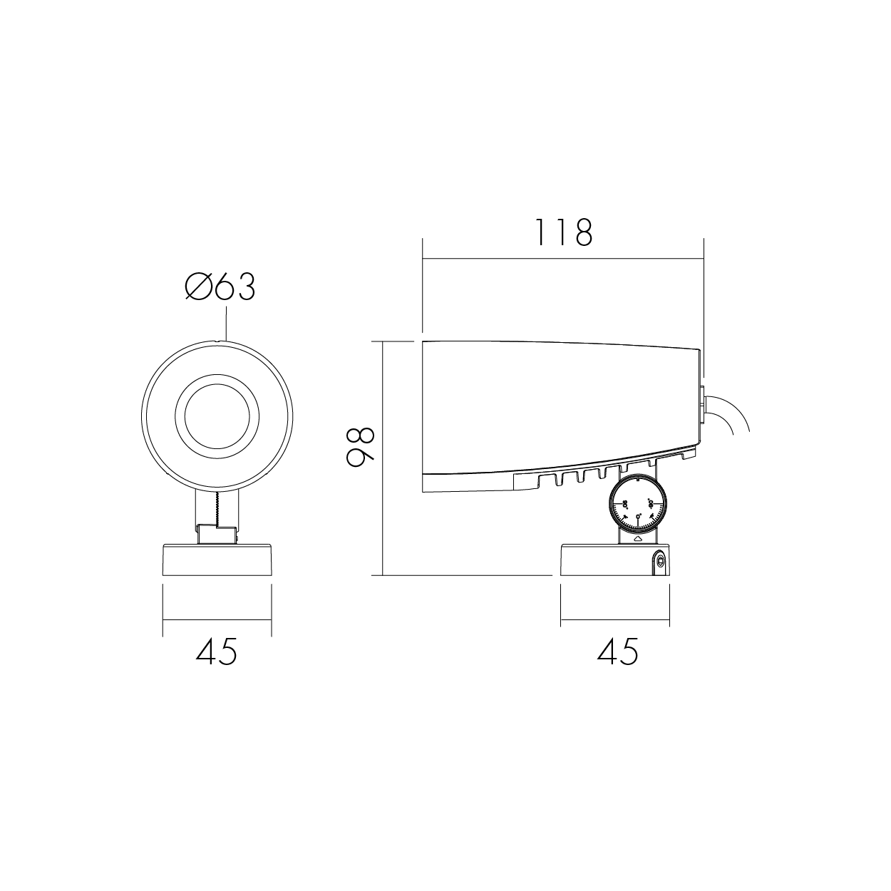 Myrin 10W dibujo técnico