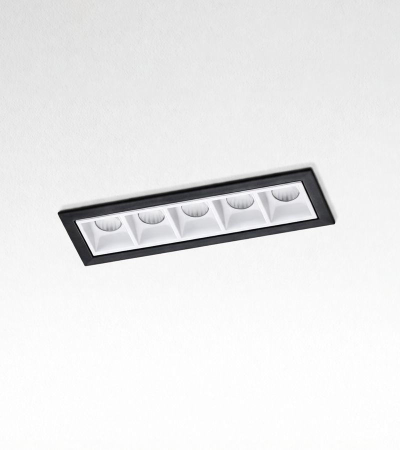 Zeta blanco reflector negro